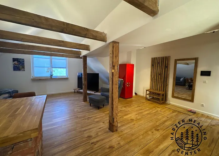 HARZER HEALING CENTER 2025 Himmlische Landhauswohnung mit Fussbodenheizung,XXL Kochinsel,XXL Regendusche,Modern,Hochwertig,Persönlich,Vollausgestattet